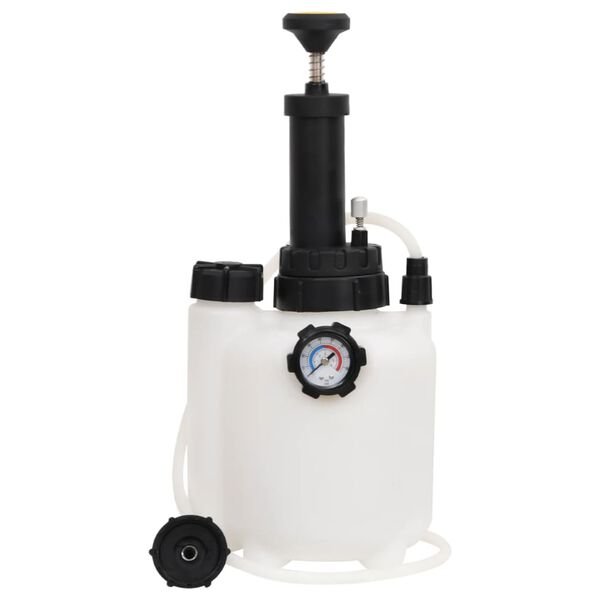 vidaXL Sangrador de travões 3 L branco e preto