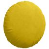 vidaXL Almofadas de Assento 2 pcs Amarelo &Oslash; 40 x 13 cm Veludo