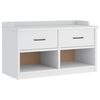 vidaXL Banco de entrada SANDNES Branco 87x40x50 cm pinho maci&ccedil;o