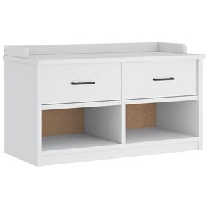 vidaXL Banco de entrada SANDNES Branco 87x40x50 cm pinho maci&ccedil;o
