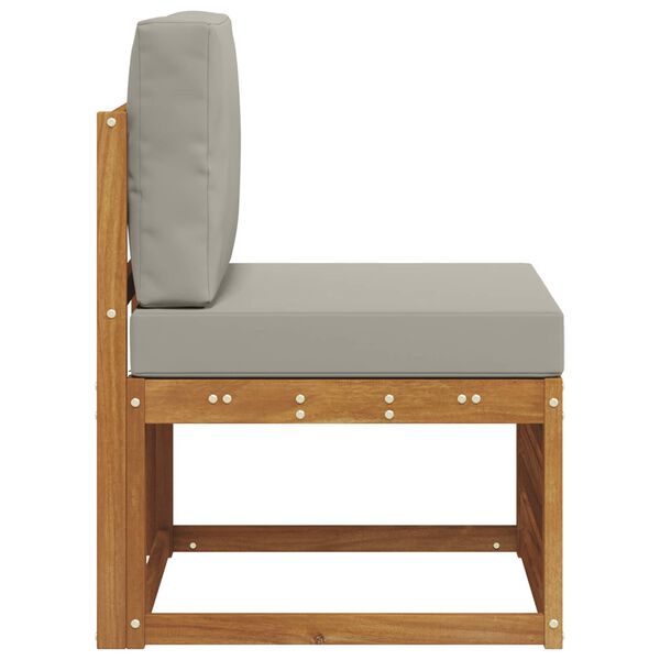 vidaXL Sof&aacute; M&eacute;dio Externo Madeira S&oacute;lida de Ac&aacute;cia Natural