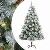vidaXL &Aacute;rvore de Natal Artificial Verde e branco 240 cm