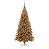 vidaXL &Aacute;rvore de Natal com 300 LEDs com suporte Ouro 180 cm PET