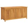 vidaXL Caixa arruma&ccedil;&atilde;o para jardim 120x50x58 cm madeira teca maci&ccedil;a