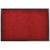 vidaXL Tapete de porta vermelho 90 x 60 cm em PVC