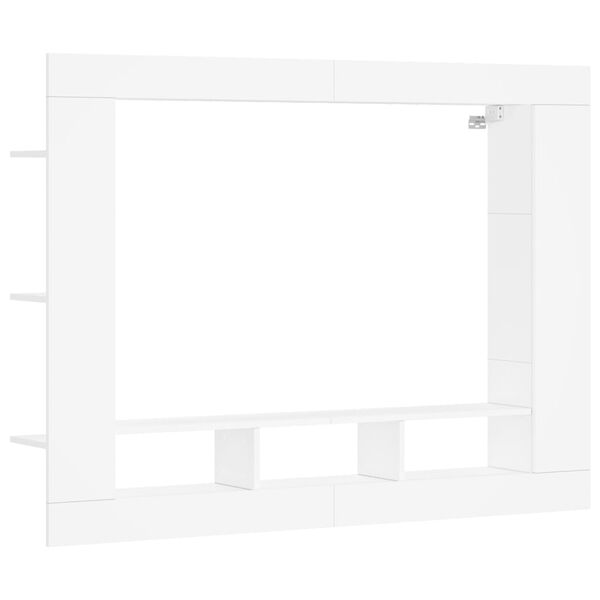 vidaXL M&oacute;vel de TV 152x22x113 cm derivados de madeira branco