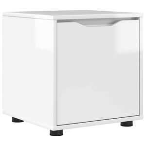 vidaXL Arm&aacute;rio de Banheiro Branco Brilhante 40,5 x 40 x 44 cm