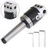 vidaXL F1-12 Cabe&ccedil;a de mandrilar 50 mm com cone MT3-M12 para fresagem
