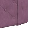 vidaXL Cabeceira Suspensa Roxo 100 x 55 x 5 cm Veludo