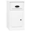 vidaXL Arm&aacute;rio de apoio c/ gaveta 40x50x75 cm deriv. madeira branco