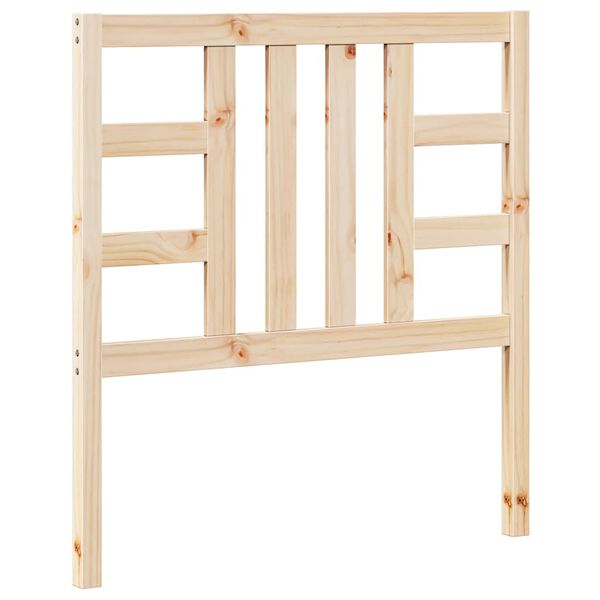 vidaXL Cabeceira de cama 96x4x100 cm pinho maci&ccedil;o