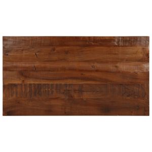 vidaXL Tampo de mesa retangular 120x50x2,5cm madeira recuperada maci&ccedil;a