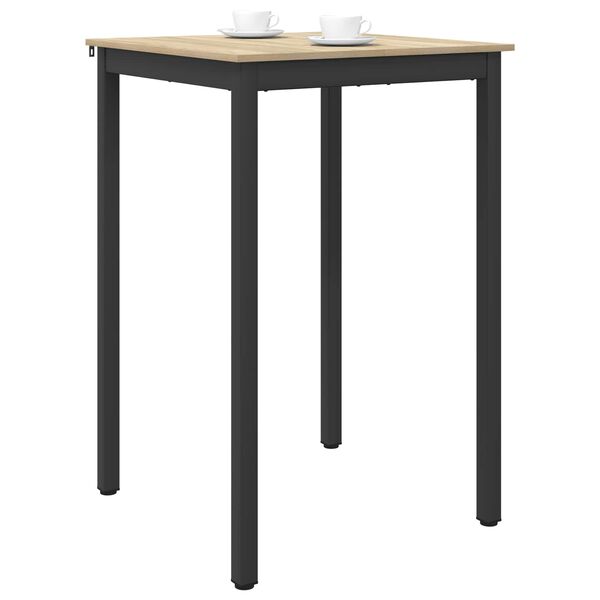 vidaXL Mesa de Bar em P&eacute; Madeira processada