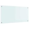 vidaXL Proteção de Cozinha Branco 100 x 50 cm vidro temperado
