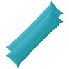 vidaXL Capa almofada 2 pcs HEERLEN Turquesa 40 x 145 cm Poli&eacute;ster