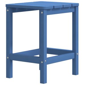vidaXL Mesa de jardim Adirondack 38x38x46 cm PEAD ciano