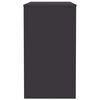 vidaXL Secretária 90x40x72 cm derivados de madeira cinza