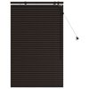 vidaXL Cortina Veneziana Marrom Escuro 70 x 130 cm 35 mm