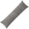 vidaXL Almofada HOUTEN Cinzento-claro 40 x 145 cm Fleece de microfibra