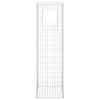 vidaXL Postes/cestos gabião 2 pcs 50x50x180 cm ferro