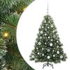 vidaXL &Aacute;rvore de Natal Artificial com 150 LEDs Verde 120 cm PE e PVC