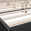 vidaXL Estrutura de cama 200x200 cm derivados de madeira/metal preto