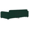 vidaXL Sof&aacute;-cama c/ gavet&atilde;o e gavetas 100x200 cm veludo verde-escuro