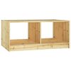vidaXL Mesa de centro 75x50x33,5 cm abeto maci&ccedil;o