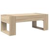 vidaXL Mesa de centro Carvalho Sonoma 110 x 50 x 41 cm