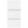 vidaXL Estante de Revistas Branco 51 x 11 x 102 cm Madeira processada