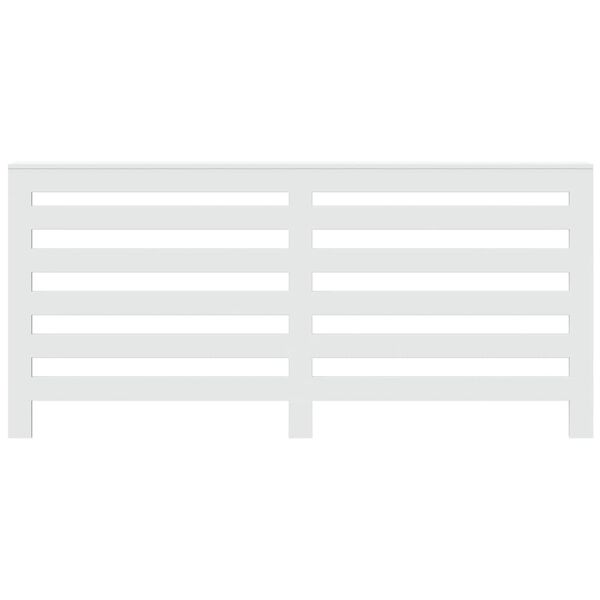 vidaXL Cobertura de radiador 175x20x82 cm derivados de madeira branco