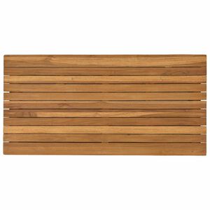 vidaXL Tampo de Mesa 90 x 45 x 3,5 cm Retangular Natural