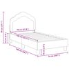 vidaXL Estrutura de Cama para Crian&ccedil;a com Cabeceira Roxo 70 x 140 cm