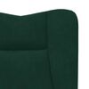 vidaXL poltrona Verde Escuro 63 x 67 x 94 cm Veludo