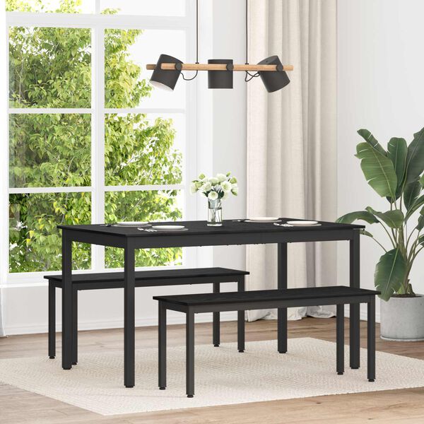 vidaXL Mesas de jantar METAL