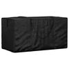 vidaXL Saco arruma&ccedil;&atilde;o p/ almofad&otilde;es jardim 150x75x75 polietileno preto