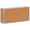 vidaXL Canteiro de jardim elevado Marrom Claro 160 x 40 x 77 cm