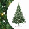 vidaXL &Aacute;rvore de Natal Artificial Pr&eacute;-iluminada Verde 240 cm PVC