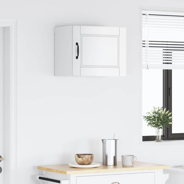 vidaXL Arm&aacute;rio de Cozinha com porta Branco Brilhante 50 x 31 x 40 cm