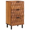 vidaXL Buffet com gaveta Acabamento em Ac&aacute;cia Marrom 40 x 33 x 75 cm