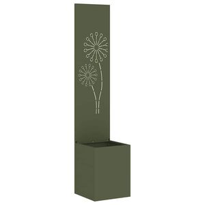 vidaXL Tela de Privacidade para Jardim Verde-oliva 32 x 32 x 150 cm