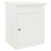 vidaXL Caixa para entrega de pacotes Branco 47,5 x 38 x 59 cm A&ccedil;o