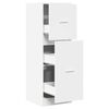 vidaXL Arm&aacute;rio botic&aacute;rio 40x41x118 cm derivados de madeira branco