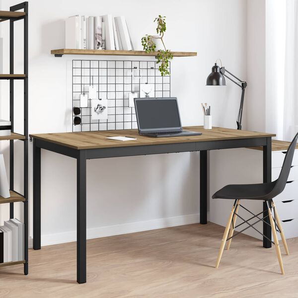 vidaXL Mesas de jantar 140 x 80 x 75 cm METAL