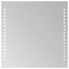 vidaXL Espelho de casa de banho com luzes LED 30x30 cm