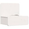 vidaXL Mesa-de-cabeceira com gaveta 2 pcs Branco 44 x 32,5 x 40 cm