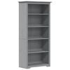 vidaXL Estante BODO 5 prateleiras 82x40x173 cm pinho maci&ccedil;o cinzento