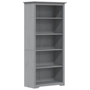 vidaXL Estante BODO 5 prateleiras 82x40x173 cm pinho maci&ccedil;o cinzento