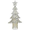 vidaXL &Aacute;rvore de Natal com 240 LEDs Branco quente 180 cm Vime