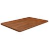 vidaXL Bancada p/ WC 60x40x1,5 cm madeira tratada castanho-escuro